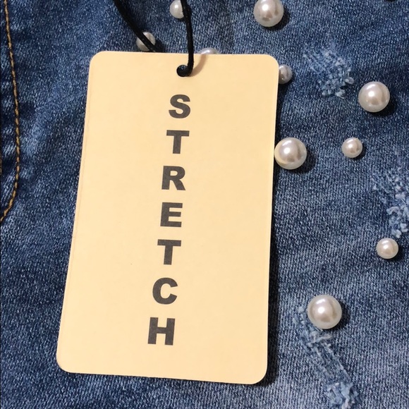 Pearled skinny jeans NWT - Picture 7 of 8